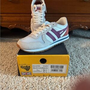 Gola Daytona Sneakers - White and Purple